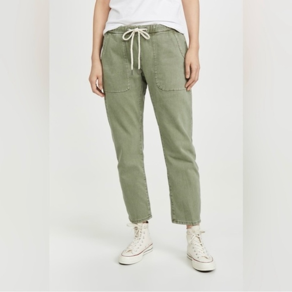 One Teaspoon Green Khaki Shabbies Drawstring‎ Boyfriend Jeans Size Small